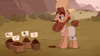 Grub Hooffield sampling the dirt S5E23