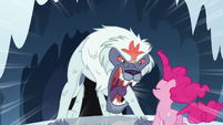 Monster roars at Pinkie S5E11