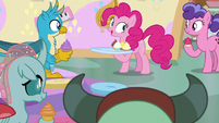 Pinkie Pie explains her sharing lesson S8E12