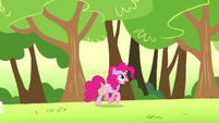 Pinkie trotting through a dream meadow S5E13