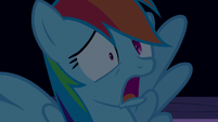 Rainbow Dash beyond terrified S6E15