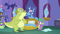 Spike "we can't be dragons living here" S8E24