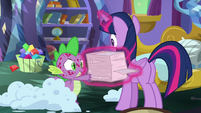 Spike offering more help to Twilight S8E11