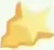 Yellow and orange shooting star
