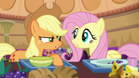 Applejack doesn't count Flim and Flam S6E20