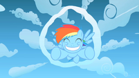 Filly Rainbow Dash ecstatic S1E23