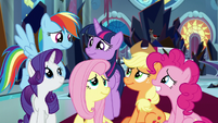 Mane Six inspired by Discord's words S9E2