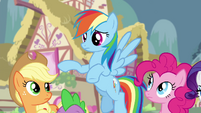 Rainbow Dash "what are you supposed to do" S4E25