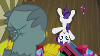 Rarity surprised to see Gabby S9E19