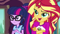 Sunset Shimmer "standard Pinkie Pie stuff" EG4