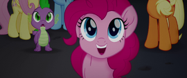 Pinkie Pie excited by Princess Skystar's words MLPTM