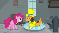 Pinkie to Cheese "whatcha gonna do?" S9E14