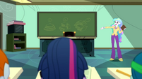 Principal Celestia beginning the lesson SS8