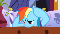 Rainbow Dash aggravated S1E09