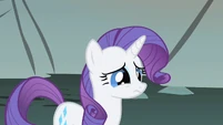 Rarity being a bit too gentle in the digging.