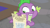 Spike "it's the hard-won helm" S9E4