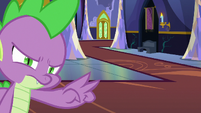 Spike Changeling keeping his eyes on Starlight S6E25