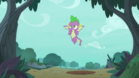 Spike flying with more confidence S8E11