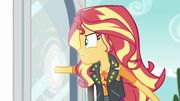 Sunset Shimmer steps into the portal EGFF