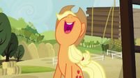 Applejack singing her heart out S3E8