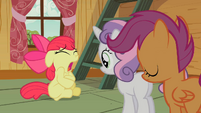 Cutie Mark Crusaders Apple Bloom is sick S2E12