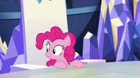 Pinkie hears Applejack S5E11