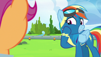 Rainbow Dash "a little bit... embarrassing" S7E7