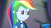 Rainbow Dash starting to sweat EG2