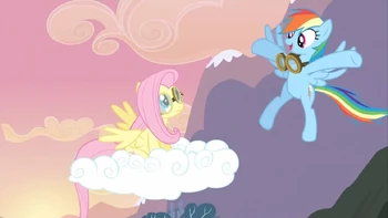S02E22 Rainbow gratulująca Fluttershy