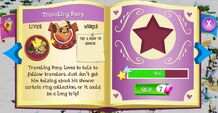 Traveling Pony album page MLP mobile game