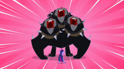 Twilight facing the Cerberus S2E20