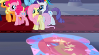 Fluttershy looking at the window's reflection S2E01