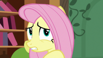 Fluttershy worried about Angel S7E5