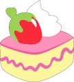 Cutie mark 2 of a strawberry cake