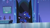 Princess Luna bursts into the room S4E25