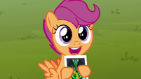 Scootaloo impressed with Lightning Dust S8E20