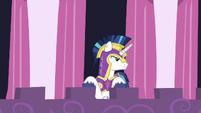 Shining Armor on the lookout S9E4