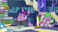 Spike "figure it out yet, Twilight?" S7E25