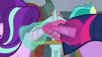Twilight and Starlight touching horns S8E2