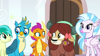 Young Six smiling at each other S8E15