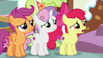 Apple Bloom apologizes to Big Mac and Sugar Belle S9E23