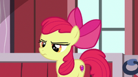 Apple Bloom looking annoyed at her friends S8E10