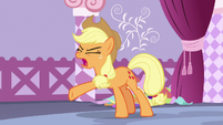 Applejack -they're the exact same belt!- S7E9