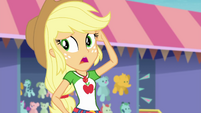 Applejack apologizes to Twilight and Sunset EGROF