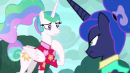 Celestia shocked by Luna's accusation S9E13