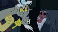 Discord to Tirek, "It's mostly for Fluttershy" S4E25