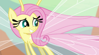 Fluttershy gives a supporting smile S4E16