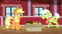 Granny Smith needs to watch her mane.