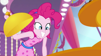 Pinkie Pie looks under the tray cover EGSB