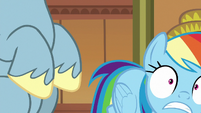 Rainbow Dash gallops past Big Stallion S8E5